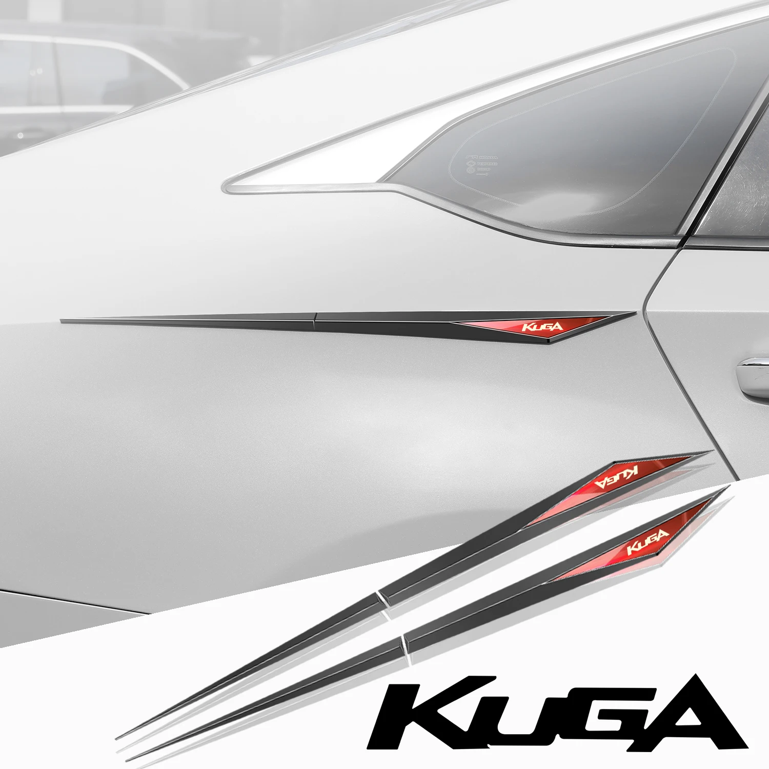 2 шт. автомобильные наклейки из ТПУ