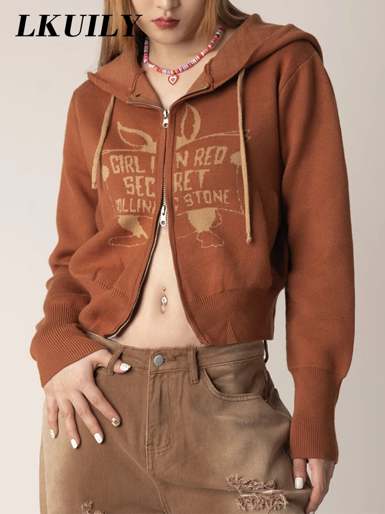 

Женская винтажная куртка с капюшоном, на молнии, в готическом стиле