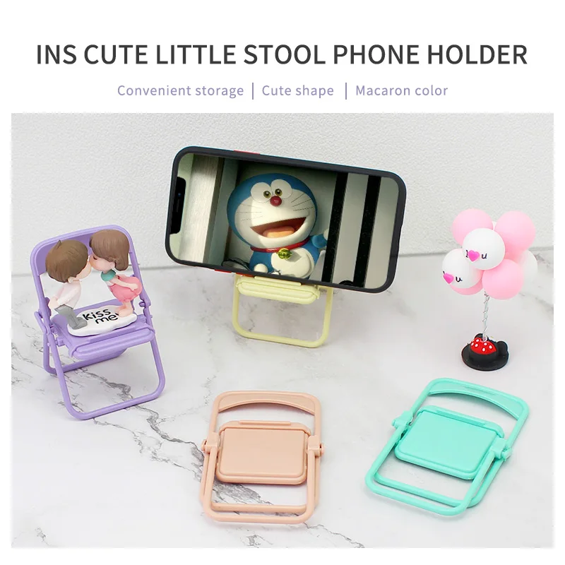 Phone Holder Portable Stand Desk Mobile Phone Support Cellphone Holder for Iphone 11 Huawei P40 Pro Xiaomi Redmi Note 9 Pro