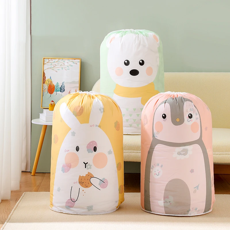 

Cartoon Children's Quilt Bag Stroller Organizer Bag Blanket Basket Suitcase Organizers Storage Storage Drawers for Clothes Box