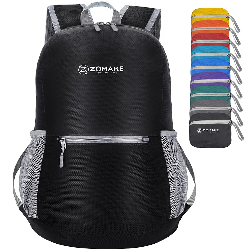ZOMAKE Ultra Lightweight Backpack Packable Small Water Resistant Travel Hiking Daypack Bag Sports Daypack for Men Women