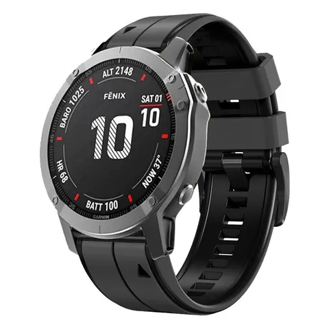 Силиконовый ремешок для часов Garmin Fenix 5 6 7 5X 6X 7X 3 HR Forerunner 935 945 955 Ремешок для умных часов Браслет 22 мм 26 мм