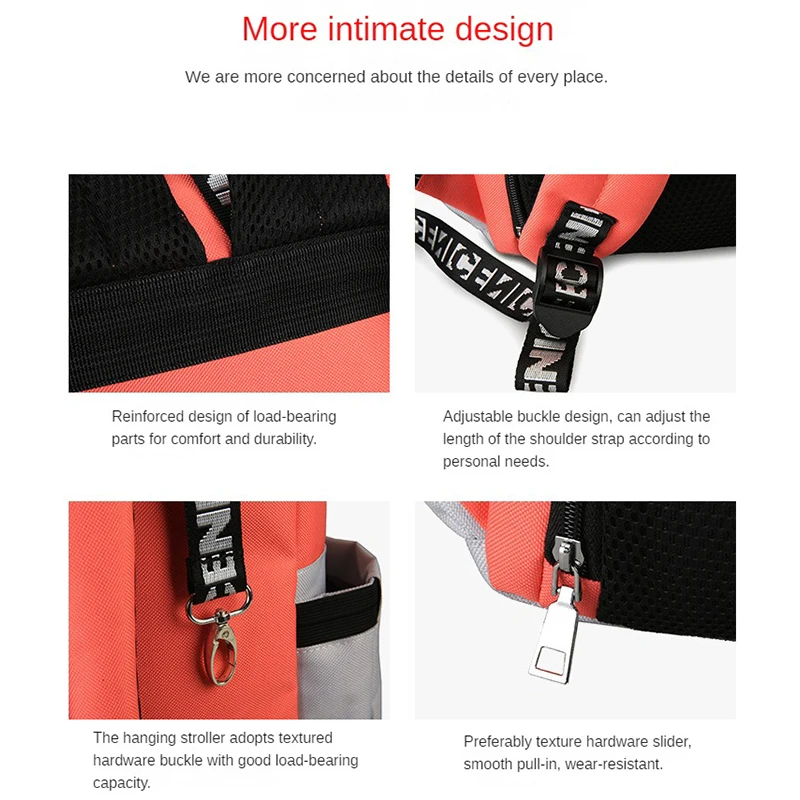 Baby Diaper Bags Multi-functional Mommy Backpacks Large-capacity Diaper Storage Bag Waterproof Outdoor Stroller Bag