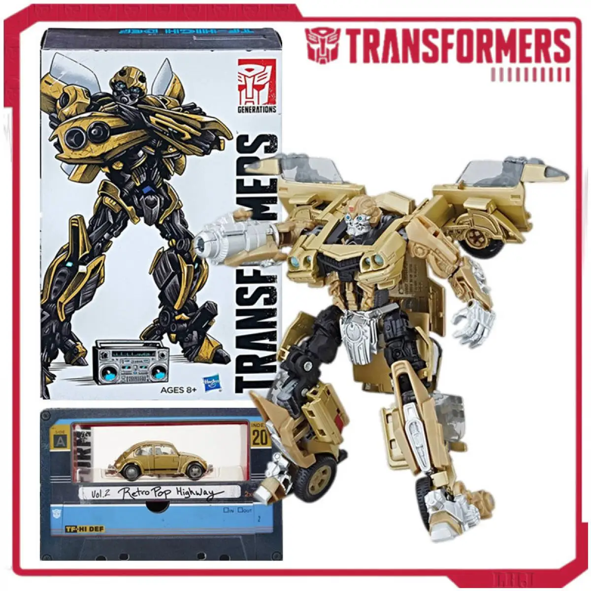 

TAKARA TOMY Transformers SS Movie Studio Serie SS19 SS-19 Retro Bumblebee Anime Action Figure Robot Model Gift Collection Toy