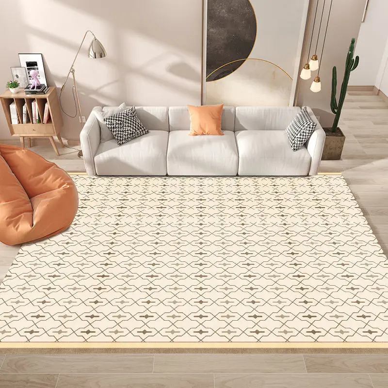 Простой ковер для гостиной большие ковры кровати японский домашний декор