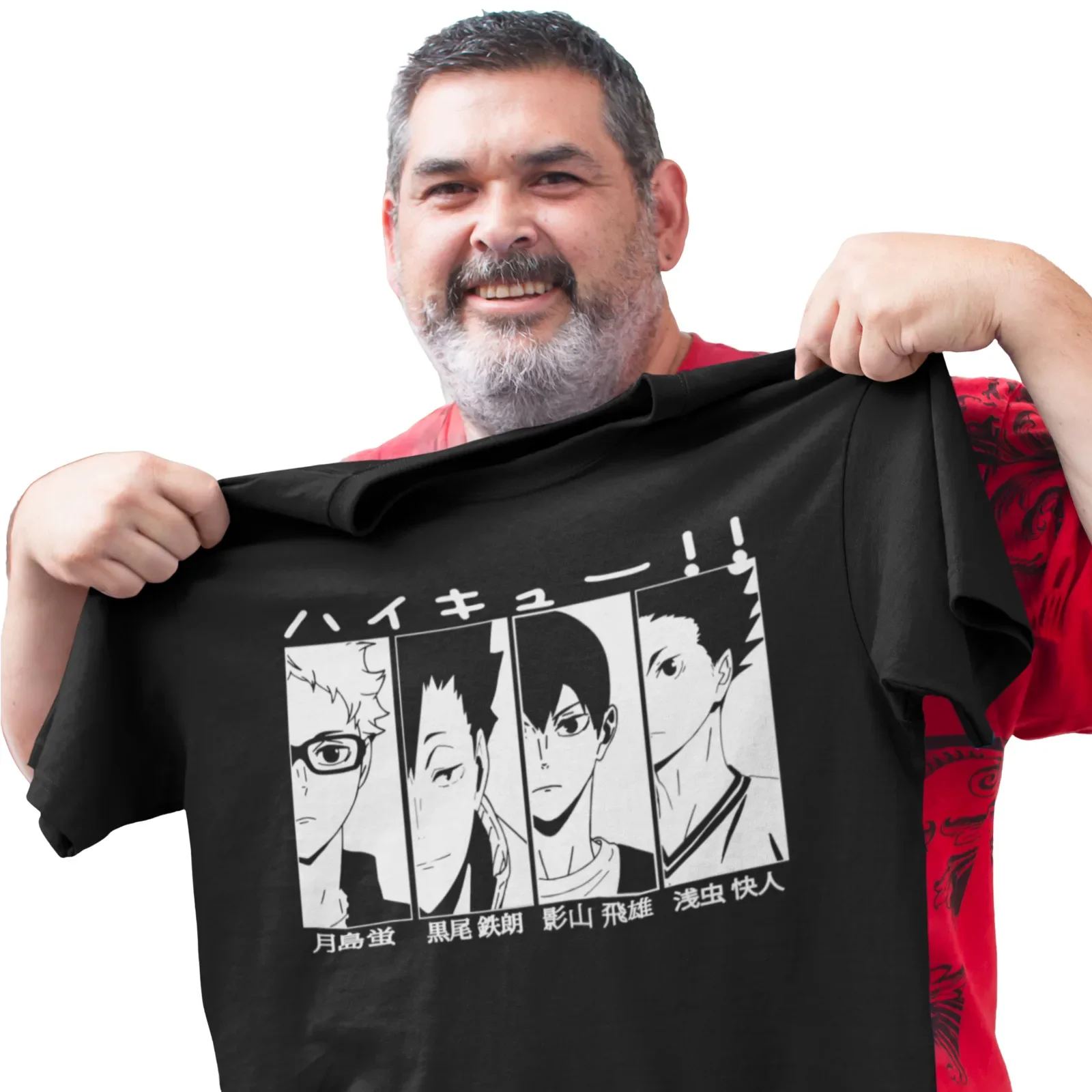 Haikyuu Hinata Kageyama Nekoma Аниме рубашка размер от S до 5XL