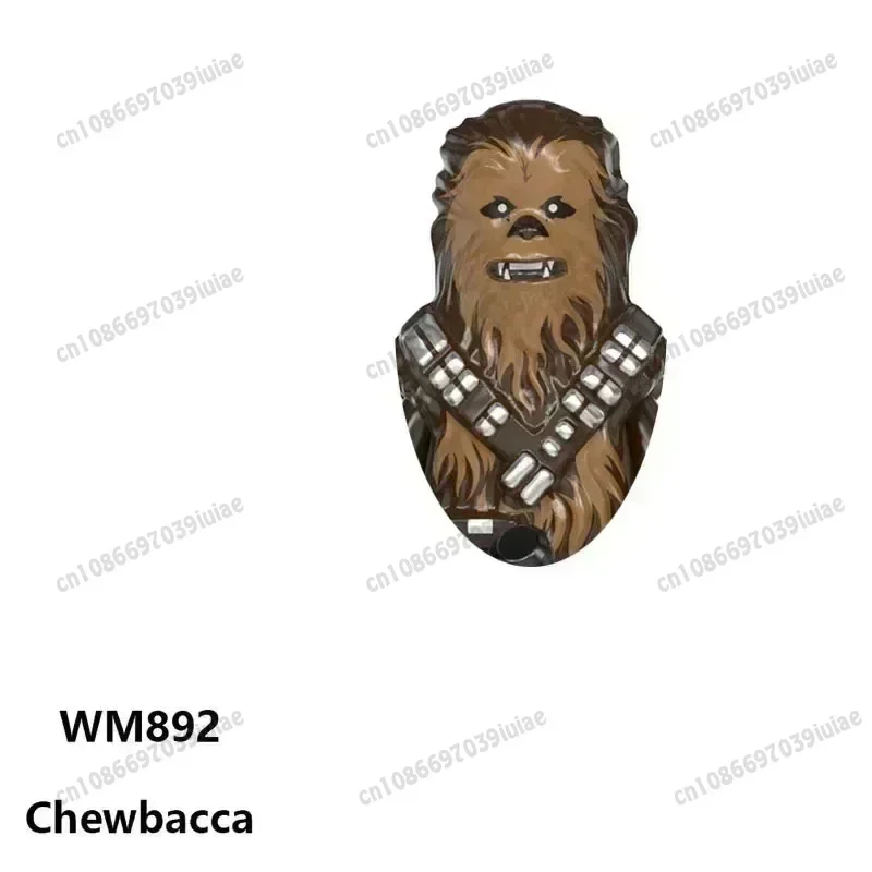 Фото HEROCROSS STAR WARS: Фигурки Хана Соло и Люка Скайуокера, роботы-игрушки, конструкторы, сборные куклы, строительные блоки для детей WM976 WM892 WM973 №5