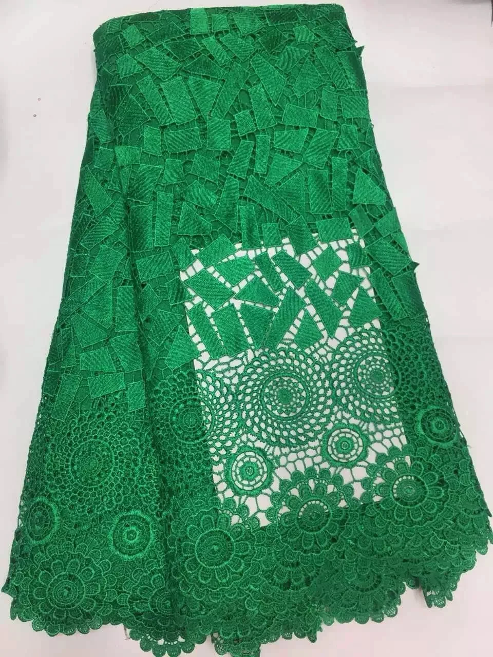 

Free Shipping by DHL!High quality African guipure lace fabric for sewing.Wholesale price african cord lace fabric for wedding