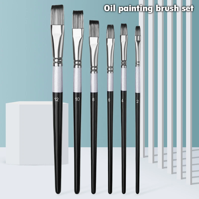 

1Set Nylon Hair Oil Painting Brush Watercolor Paint Brush Pen Set Diy Acrylic Oil Watercolor Artist Professional Painting Kits