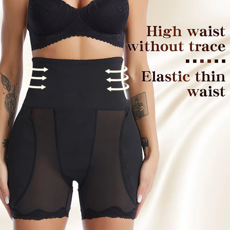 Butt Lifter Control Panties Body Shaper Fake Pad Foam Padded Hip Enhancer Underpants Female Shapewear