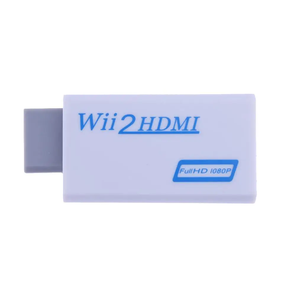 Адаптер Wii в HDMI-совместимый с поддержкой аудио 720P 1080P 3 5 мм для HDTV 2hdmi-совместимый