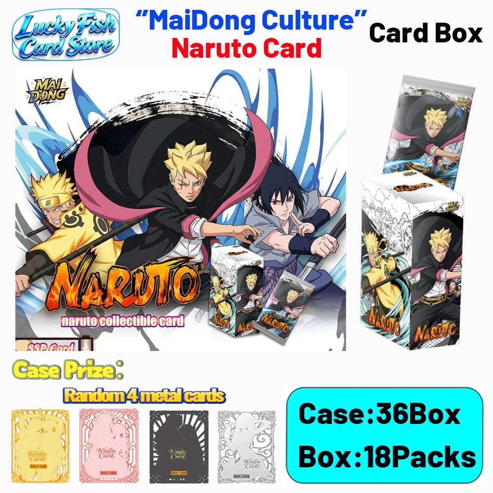 Фото Оптовая продажа: Новые коллекционные карточки MaiDong Naruto CCG TCG (Аниме) 2026 года — Узумаки Наруто, Хината. Подарок для детей. №1