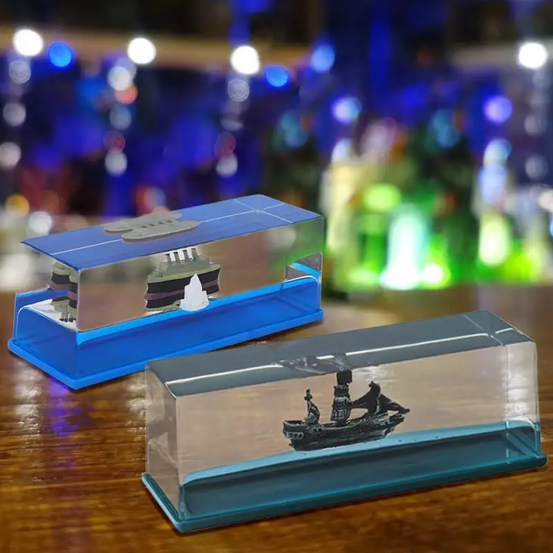 

Cruise Ship Decorations Fluid Cruise Ship That Never Sinks Model Desk Toy Cruise Ship Iceberg Home Decor Car Office Desk