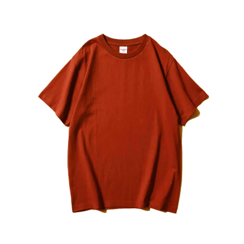 

Solid Color T-shirt High Quality 240g Cotton Men Women Causal O-neck Basic T-shirt Summer Short-sleeved Top Tee Xs-4xl 14 Colors