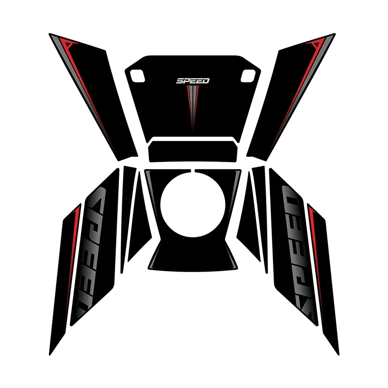 

Для VOGE SR4 MAX велосипедные защитные наклейки на топливный бак, комплекты мотоциклетных бензобаков, устойчивые к истиранию декоративные наклейки