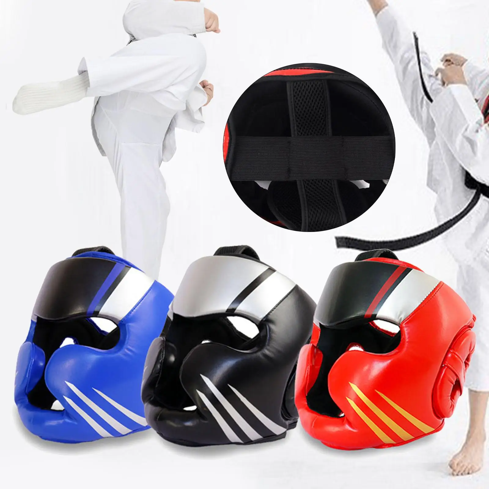 Головной убор для бокса удобный вентилируемый мягкий чехол лица полная защита