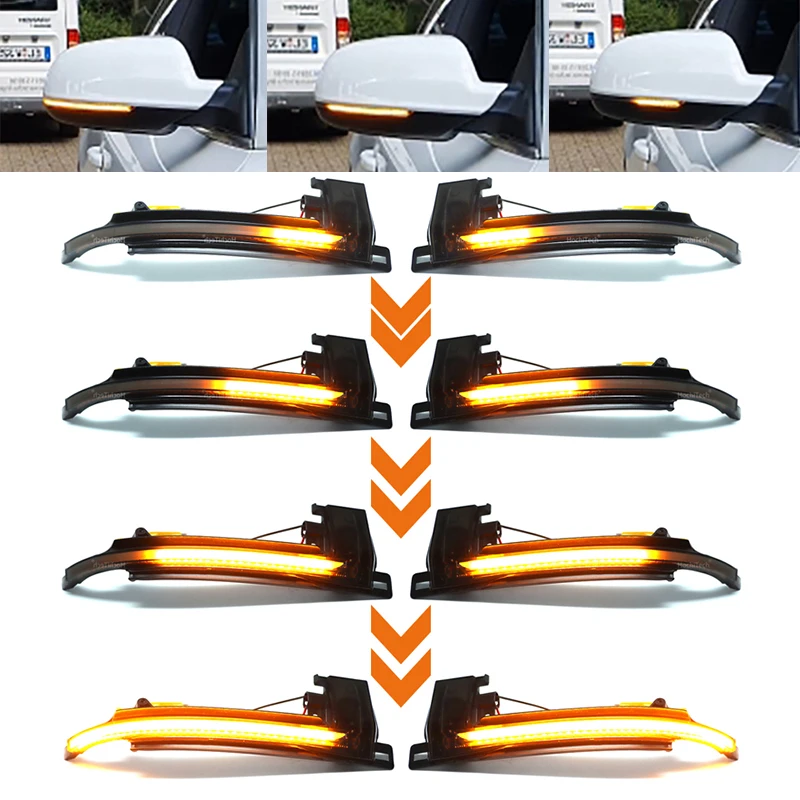 Фото Повторитель поворота для Audi A3, 8P, A4, A5, B8, P3, A6, C6, S6, b8,5, S5, RS5, RS4, LED-индикатор поворота, 2 шт. №1