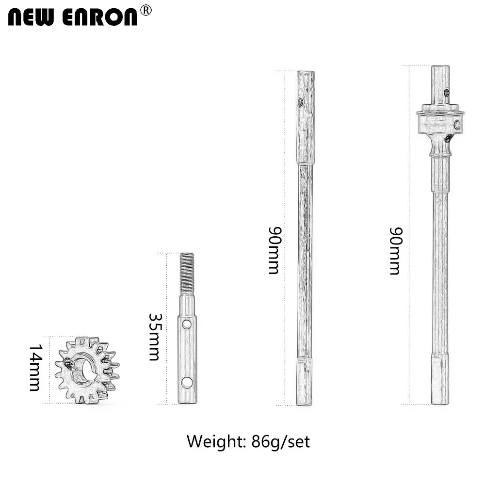 Новый стальной передний и задний внутренний приводной вал CVD шестерня для