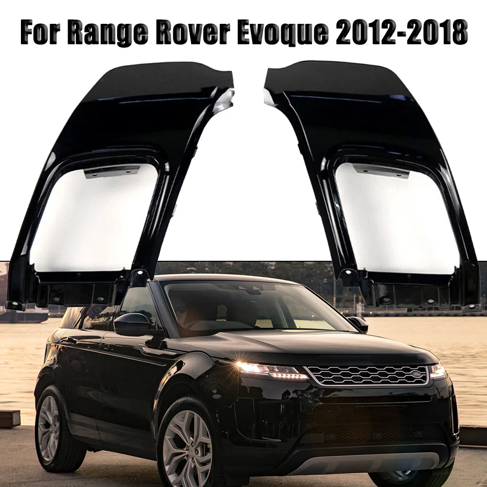 

2Pcs High Quality Car Exterior Styling Acccessories Exhaust Valance Rear Rear Bumper 2X Accessories Black Durable