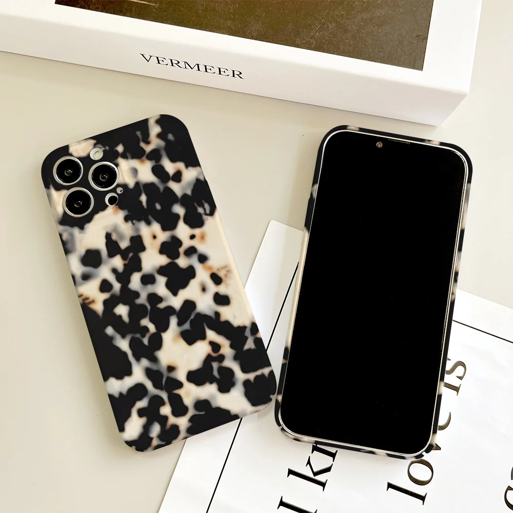 Модный и стильный чехол с дизайном под черепаховый панцирь для iPhone 17, 16, 15, 14, 13, 12, 11 ProMaxPlus, противоударный и защищающий от падений. (art.: 3920d8fb798cd) - 3920d8fb798cd