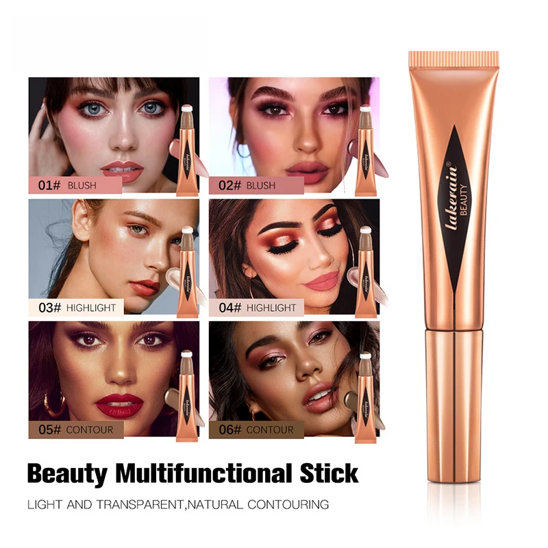 Multifunctional Cosmetic Pen High-Gloss Trimming Natural Stereo Facial Lightweight Liquid Contour Beauty Stick