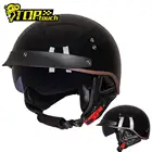 GXT ретро Половина мотоциклетный шлем винтажный шлем Casco Мото шлем с открытым лицом скутер мотоциклетный гоночный шлем для верховой езды в горошек Сертификация