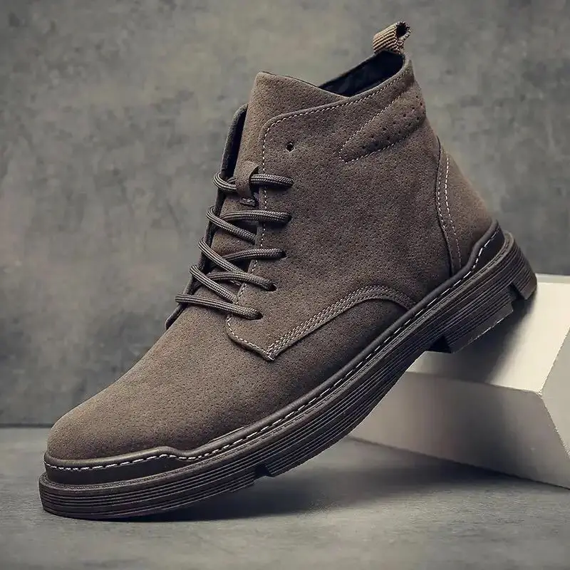 

Outdoor Platform Mens Boots Sports Men Boots Autumn New High-end Brand Design Hiking Male Boots Zapatillas Deportivas De Hombres