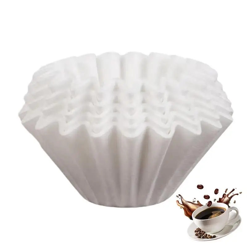 

50 шт. фильтровальная бумага для кофе, фильтры для кофе, натуральные неотбеленные фильтры для кофе, подвесные ушные капли для кофе, домашние кухонные аксессуары