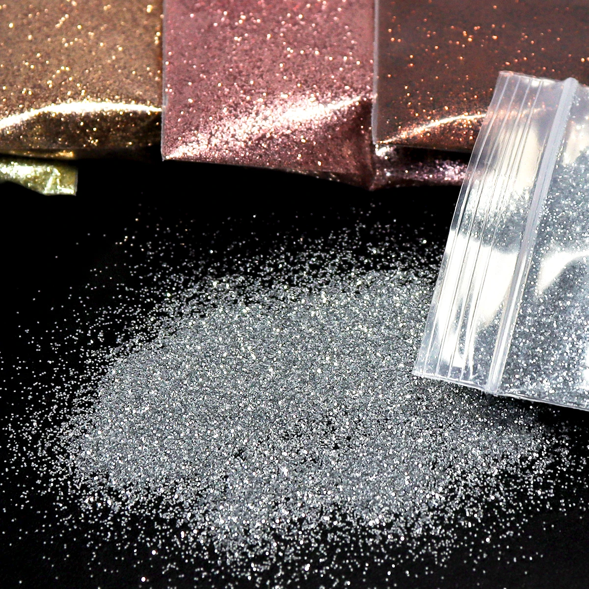 Блестящий порошок для ногтей 9 пакетов 10 г