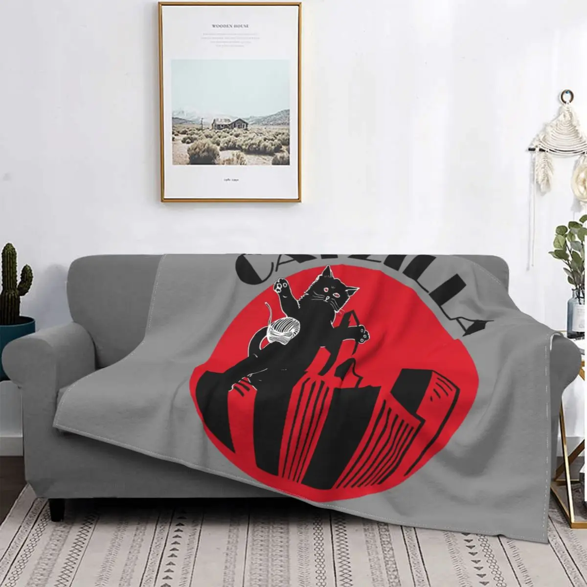 Игровой мяч из пряжи одеяло для кошки Catzilla плюшевое всесезонное дышащее легкое