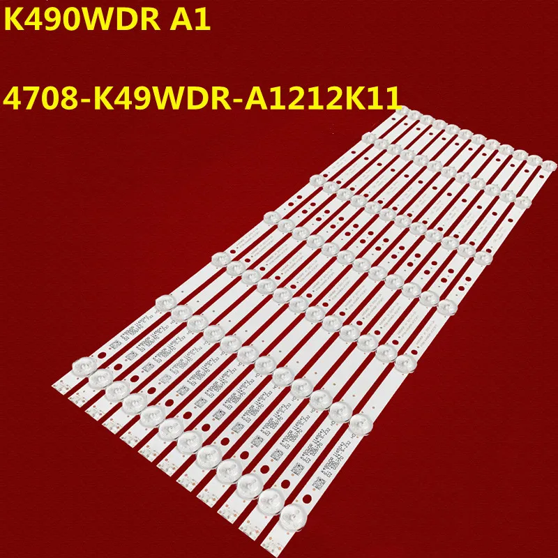12 шт., Светодиодная лента для подсветки 49l621u K490WDR A1 4708-K49WDR-A1212K11 4708-K49WDR-A1213K11