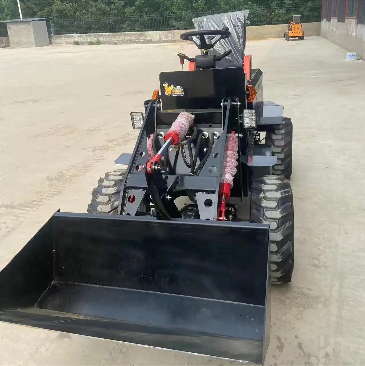 Недорогой мини-экскаватор-погрузчик 400 кг-6 тонн мини-фронтальный погрузчик