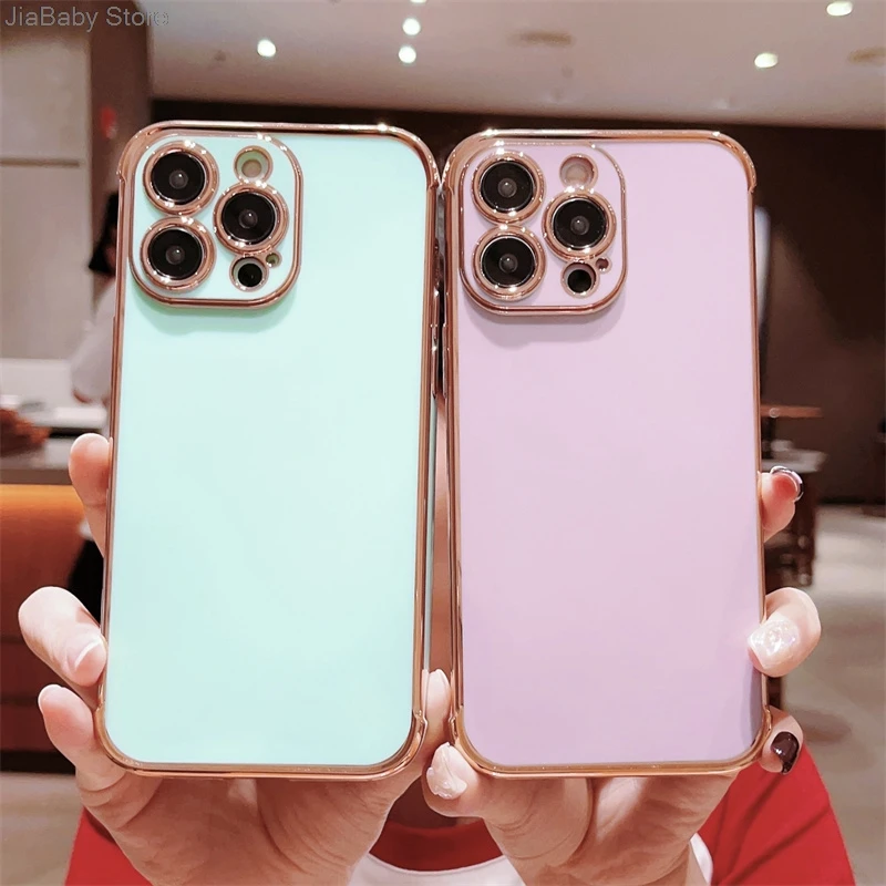 Простая защита для камеры Радуга jelleшеный роскошный блестящий жидкий мягкий