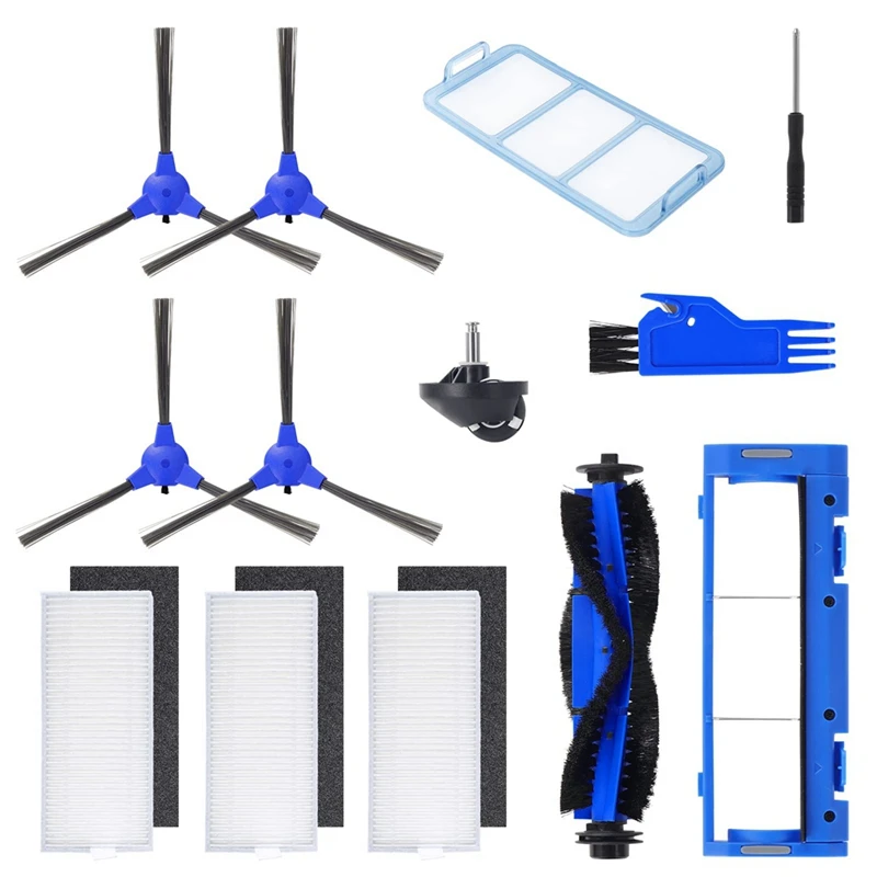 

Сменная основная и боковая щетки, HEPA-фильтр, совместимый с Eufy 11S 15C 30C 35C аксессуары для робота-пылесоса