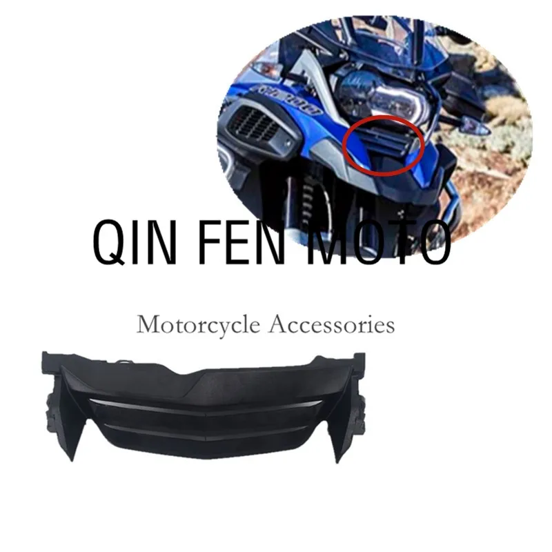 

Fit For BMW R1200 GS ADV 2013 2014-2019 Black Front Lower Underneath Headlight Air Vent Panel Trim Cover Panel Fairing Cowl