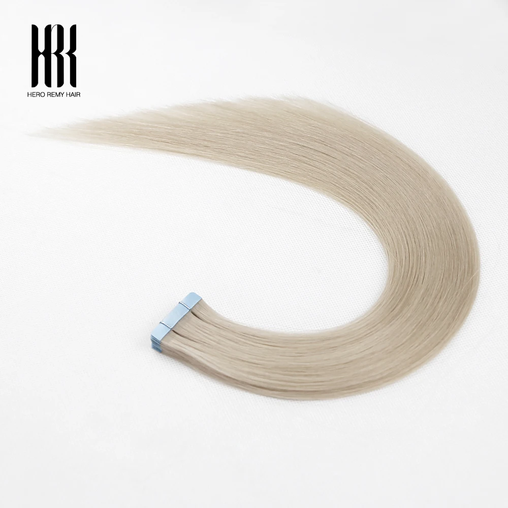Фото Накладные волосы Hero Remy Hair Injected Tape: невидимые бесшовные пряди из натуральных волос на клейкой ленте, 2 г/шт. №4