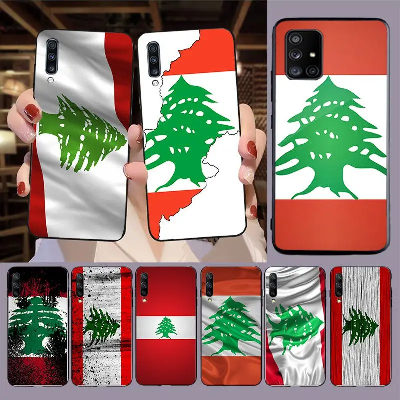 Чехол с флагом Ливана для samsung Galaxy A12 A22 A32 A53 A72 A52S A21S A8 A50 A51 A20E A11 A40 A30s A71 A20S A70, чехлы
