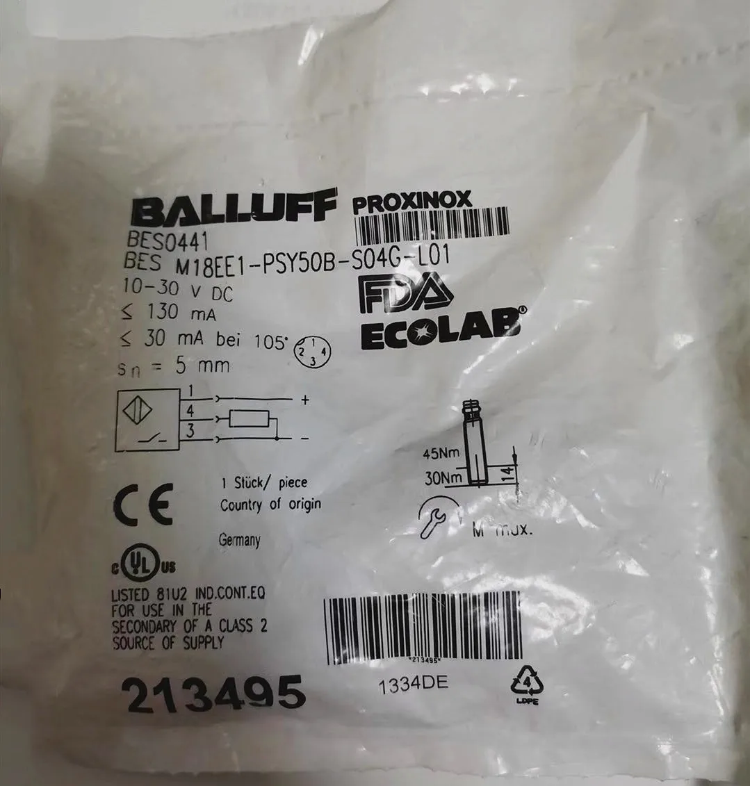 

Sensor BES0441 BES M18EE1-PSY50B-S04G-L01