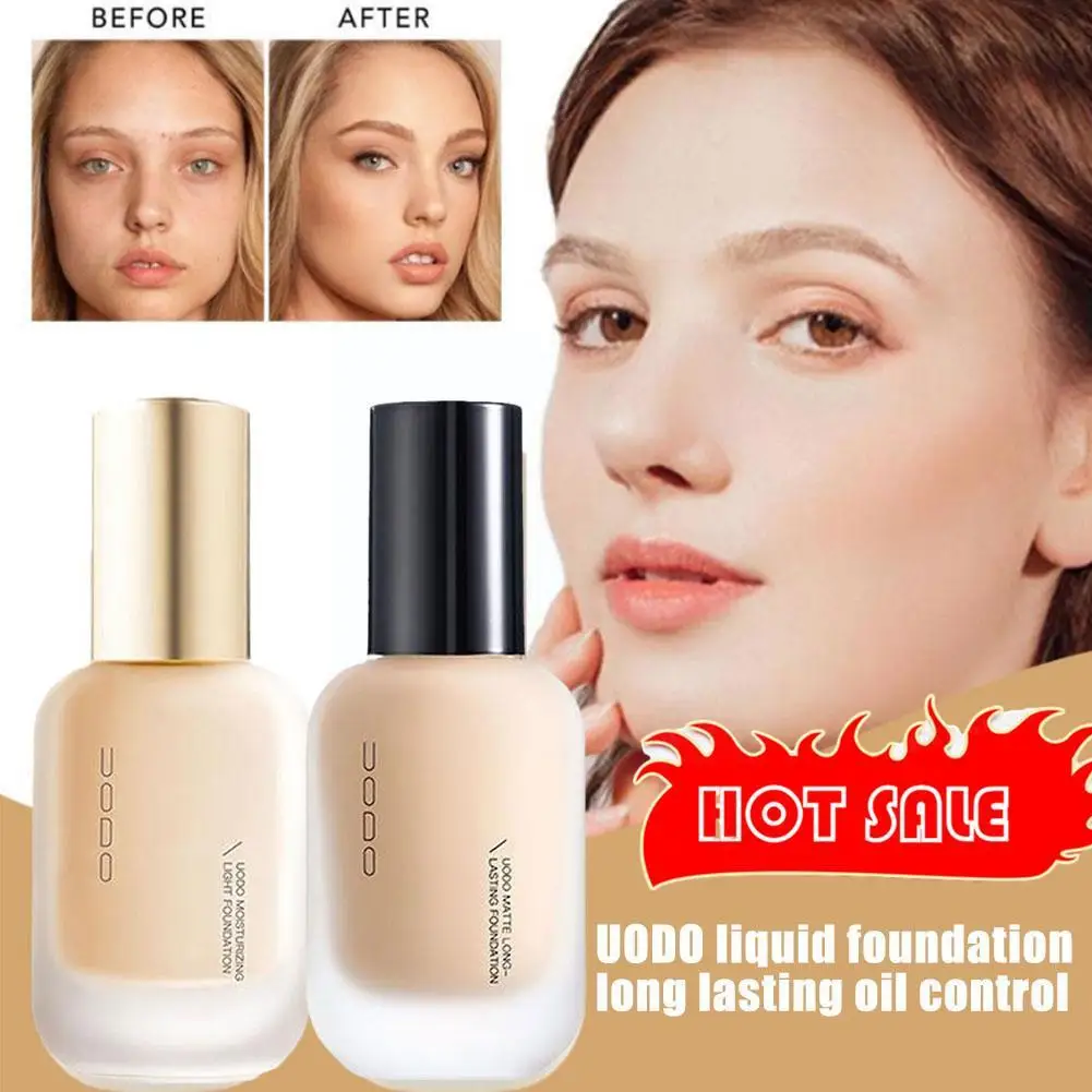 

UODO 30ml Liquid Foundation Concealer Long-lasting BB Cream FSkin for A Lasting Bright Dry To Oily Skin Care C8L5