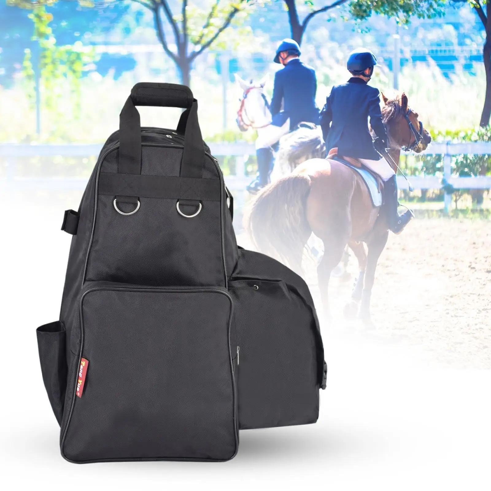 

Portable Equestrian Equipment Backpack Horse Riding Boots Pants