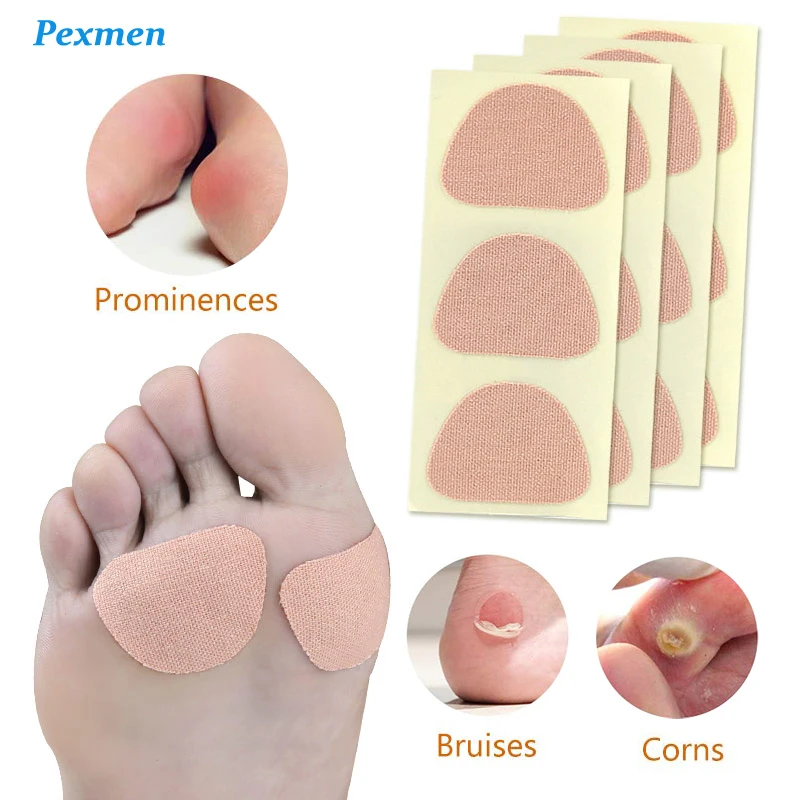 

Pexmen 3/6/15Pcs Moleskin Tape Adhesive Pads Foot Protection Anti-wear Heel Stickers Prevention Blister Reduce Friction Pads