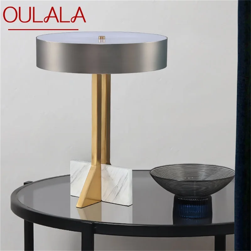 

OULALA Nordic Table Lamp Contemporary Creative LED Vintage Desk Light for Home Bedroom Bedside Living Room Decor