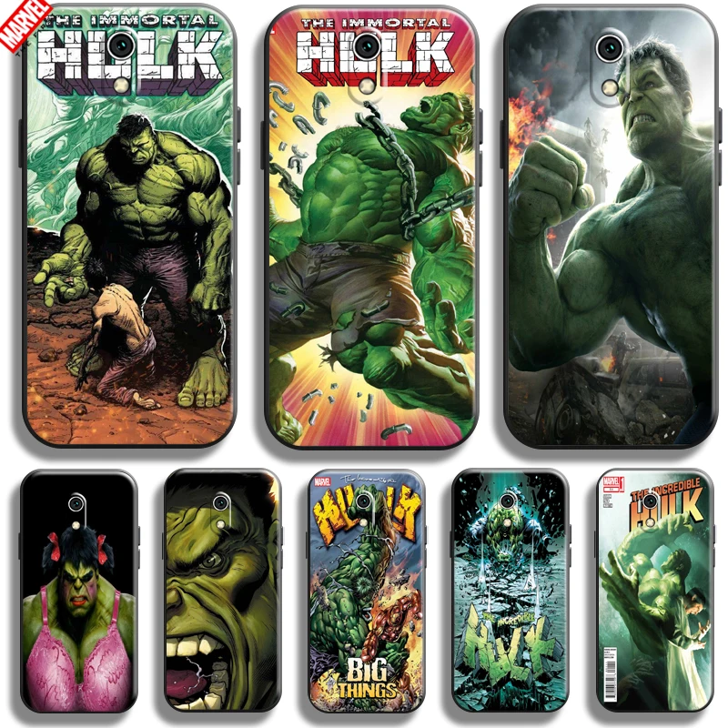 

Marvel Hulk Avengers For Xiaomi Redmi 8A Phone Case 6.22 Inch Soft Silicon Funda Cover Black Coque Thor Captain America Comics