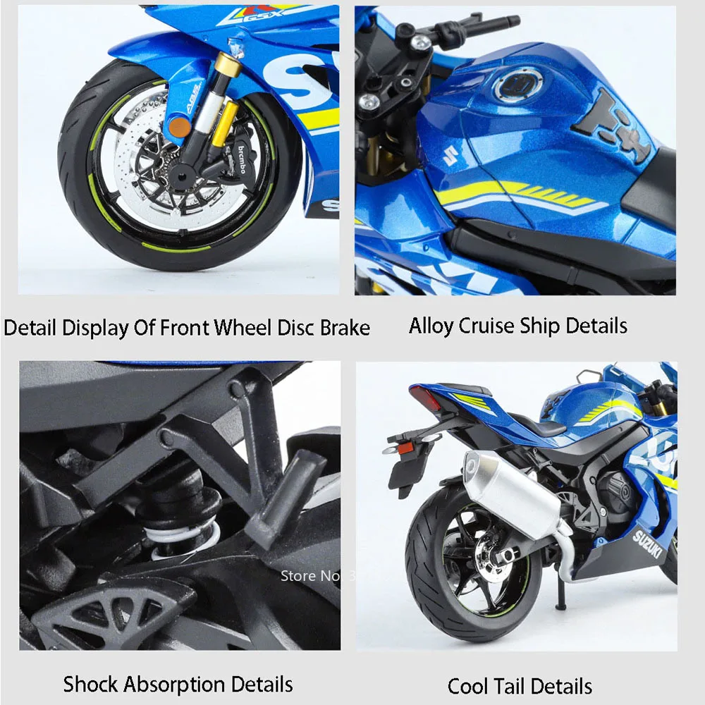 Масштаб 1:9 сплав SUZUKI GSX-1000R игрушки для мотоциклов модели автомобилей колеса могут