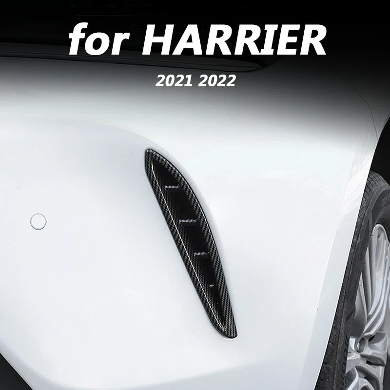 

for Toyota HARRIER 2021 2022 Car exterior decorative accessories ABS 2pcs car front fog light frame decorative patch sequins