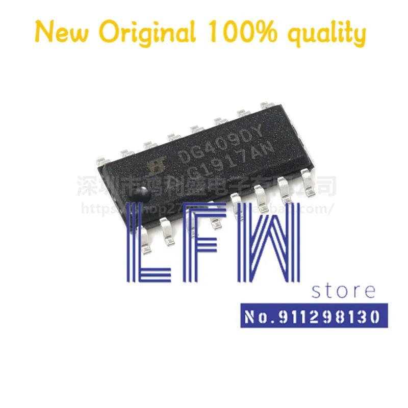 

5pcs/lot DG409DY-T1-E3 DG409DY DG409D DG409 SOIC-16 CMOS Chipset 100% New&Original In Stock