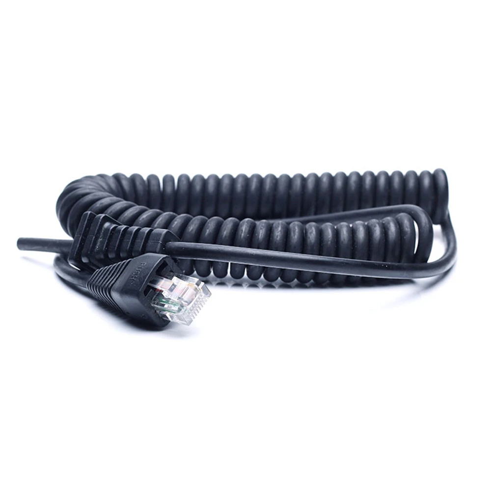 Replacement RJ45 8 Pin MH-67A8J Handheld Speaker Microphone Cable Cord for Yaesu VX2108 VX2208 VX2508 Mobile Radio