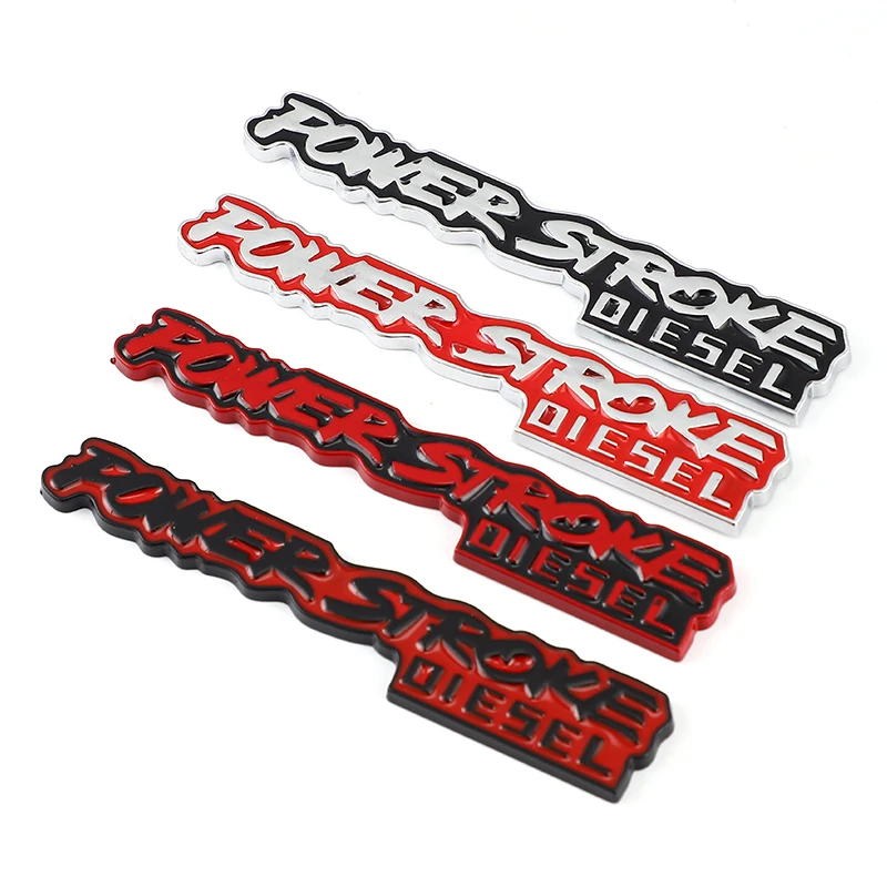 

Car Sticker Chrome Emblem Badge Decal for Ford F-150 F150 Power Stroke Diesel Focus Fiesta Kuga Escort BMW M power stickers