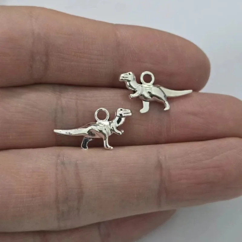 20 шт. DIY ювелирные аксессуары из цинкового сплава кулон в виде животного Юрского