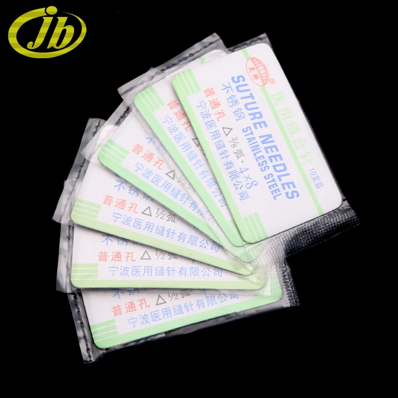 Triangle needle razor sharp 10 root per package aseptic packaging surgical operating instrument suture needle